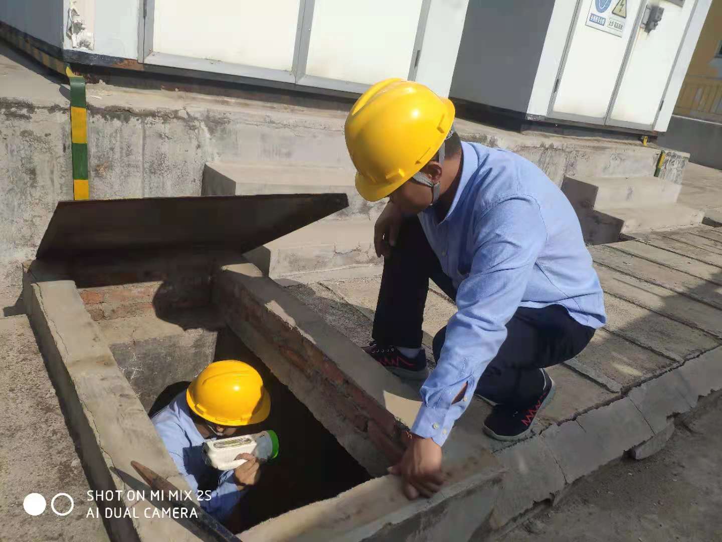 【水發(fā)能源】繃緊防汛弦，筑牢安全堤——中穆電站開展防汛專項檢查1.jpg